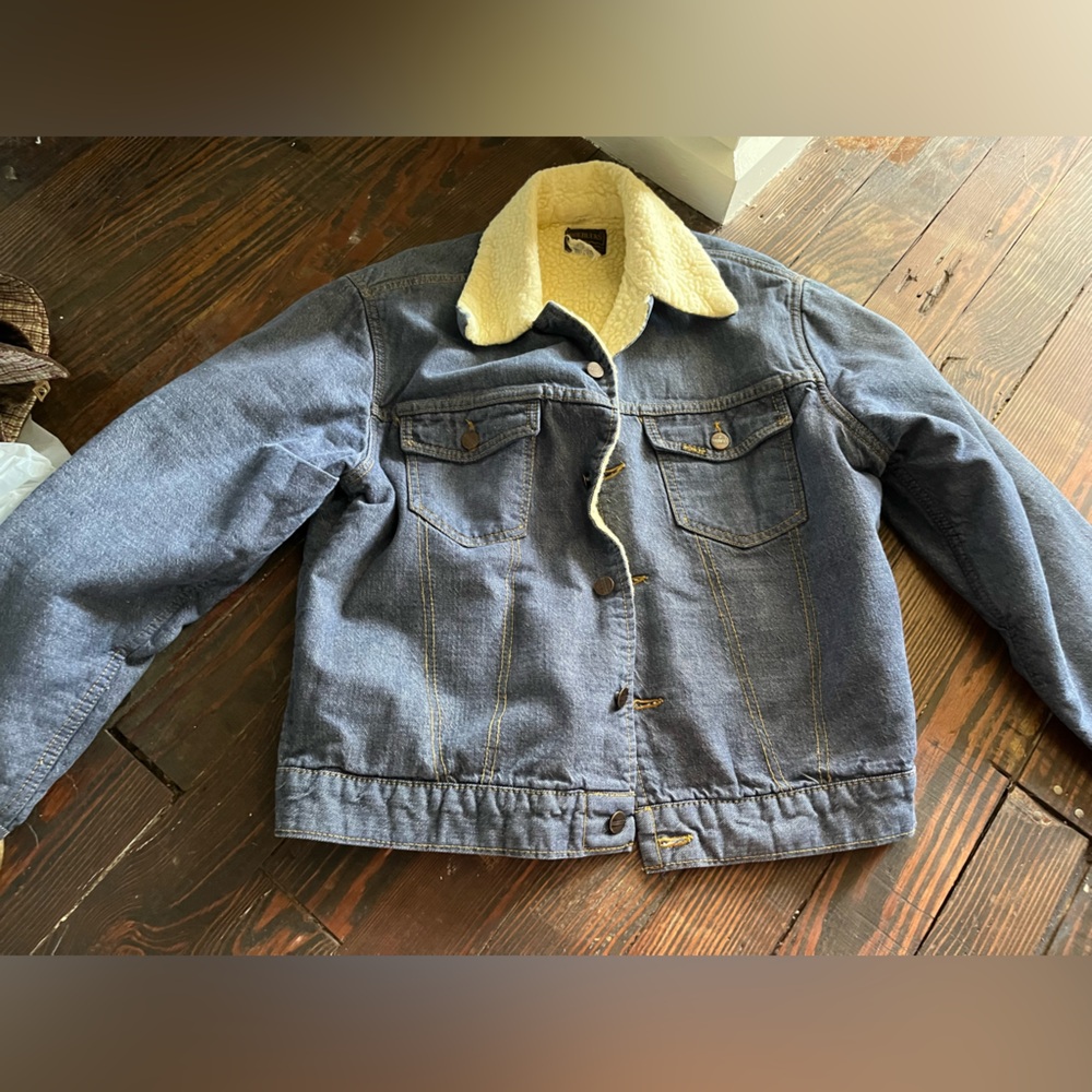Denim Jacket with Sherpa